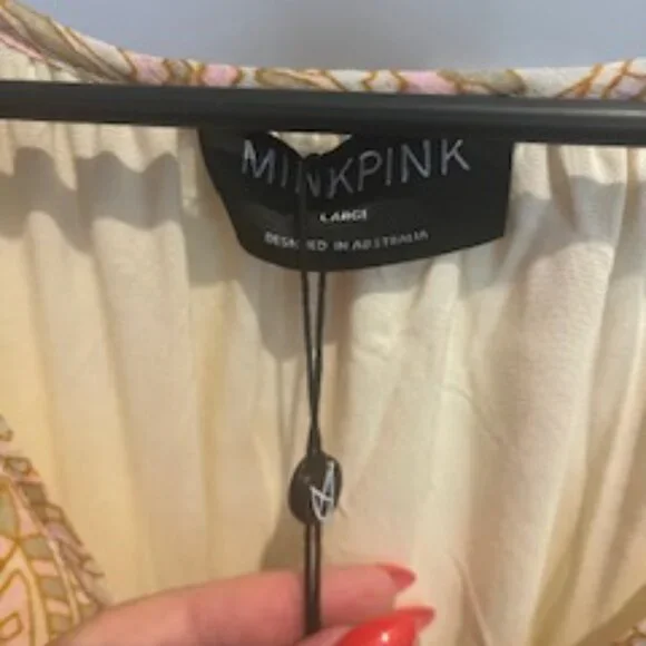 MINKPINK paisley mini dress / NWT / Large - Picture 5 of 6